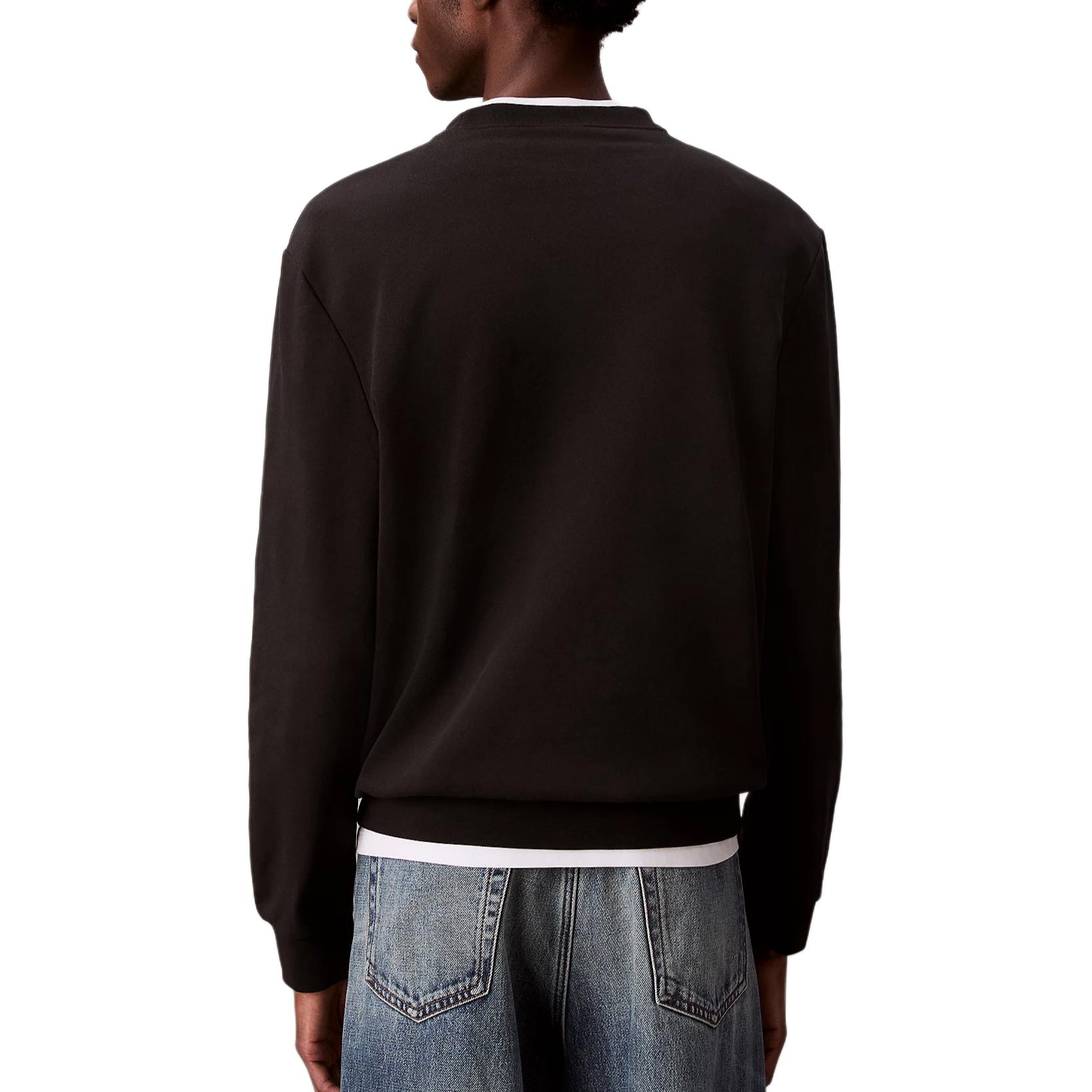 

Calvin Klein Универсальный Удобный Свитер с рубчатой вязкой, круглым вырезом и длинными рукавами для мужчин LV04RC273G-UB1