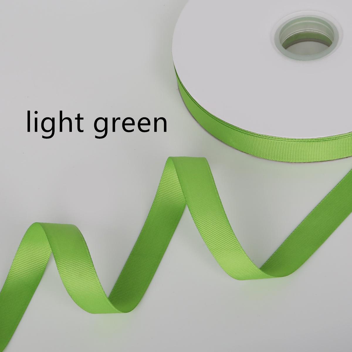 

4,5 метра гросгренової стрічки для подарункової упаковки, прикраси, різдвяні стрічки 20MM світло-зелений колір