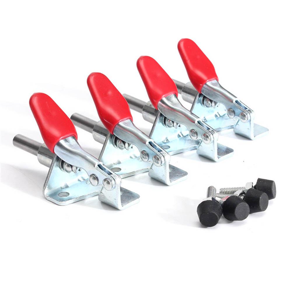 4 STÜCKE GH-301AM Schnellspanner Knebelklemme Spannkraft Schub-Zug-Klemmen Kolbenhub Handwerkzeug Schnellspanner Handwerkzeug
