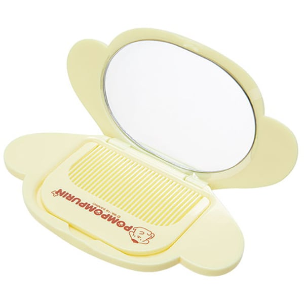 Sanrio Pom Pom Purin Face Mirror   Comb Set [character Goods]