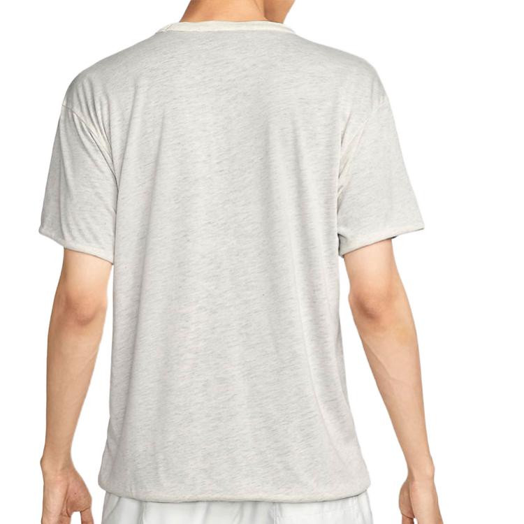 Nike Sportswear Circa Logo Print Reversible Crew Neck Short Sleeve T-Shirt Men Tops Tone-Oatmeal DQ4248-141