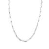 Simple Temperamental Neutral 304L Stainless Steel Prismatic Splicing Necklaces for Daily Adornment