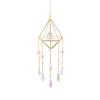 Crystal Windchimes Ornament Lighting Ball Outdoor Garden Home Wind Chime Hanging Ornament Home Decor Housewarming Gift
