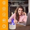 Colorful Flame Aromatherapy USB Humidifier for Home & Hotel