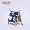 Parrot Warm Tiger Skin Hammock: Thickened Velvet Cotton Nest & Bird Toy for Winter