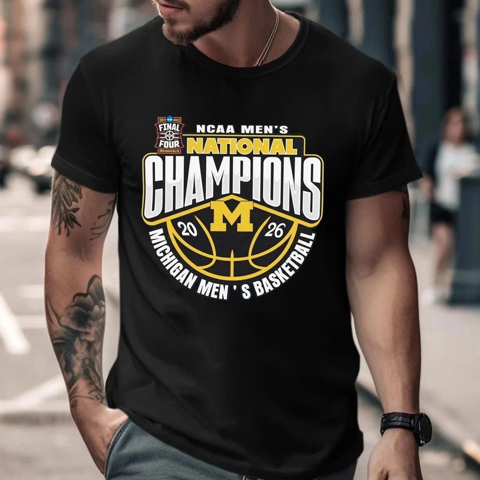 Michigan Wolverines 2026 Basketball Champ T-Shirt | S - 4XL XS
