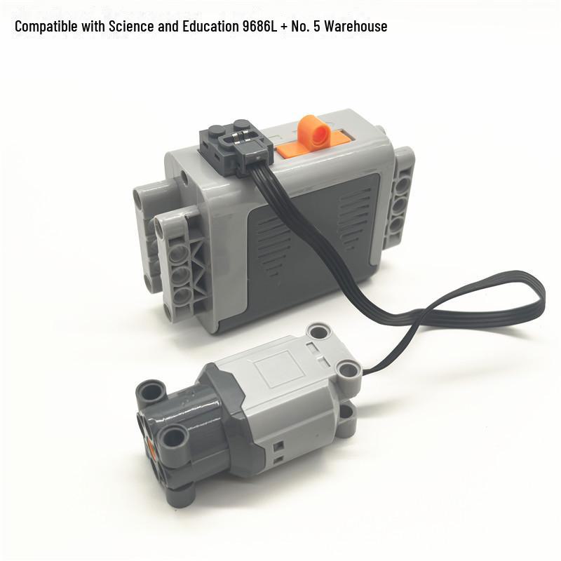 

Совместимый научный мотор и батарейный блок для образовательных строительных блоков Lego 9686