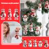 2DChristmas Acrylic Christmas Snowman Decorative Hanging Pendant Christmas Tree Festival