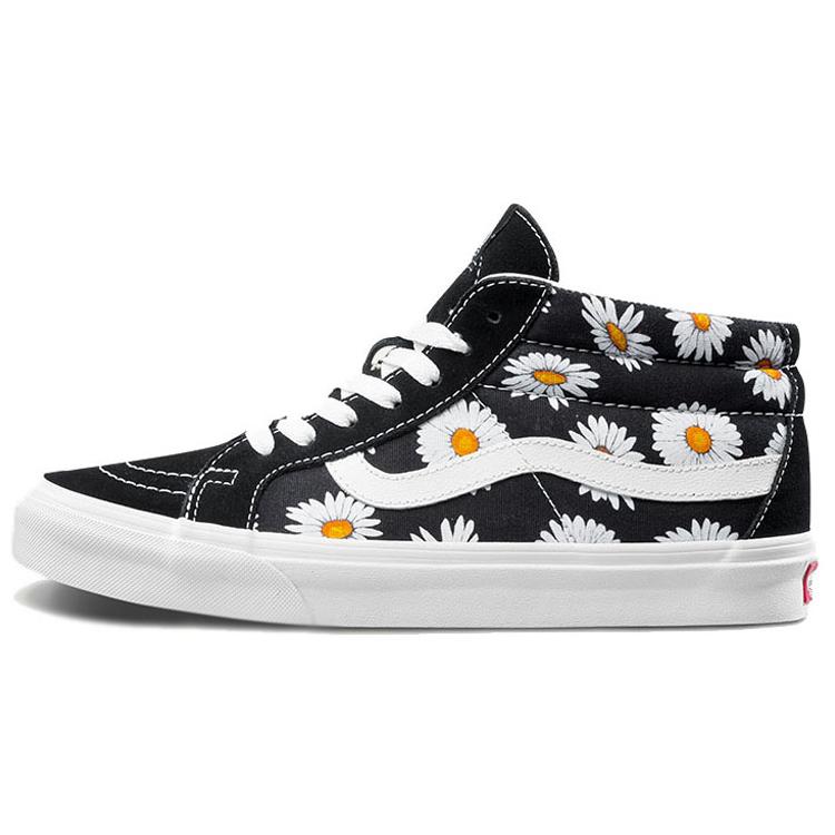 Vans SK8 Mid Flower Pattern Black