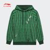 Li-Ning Green Bamboo Pattern Logo Print Pullover Sweatshirt Men sweatshirt AWDS561-1