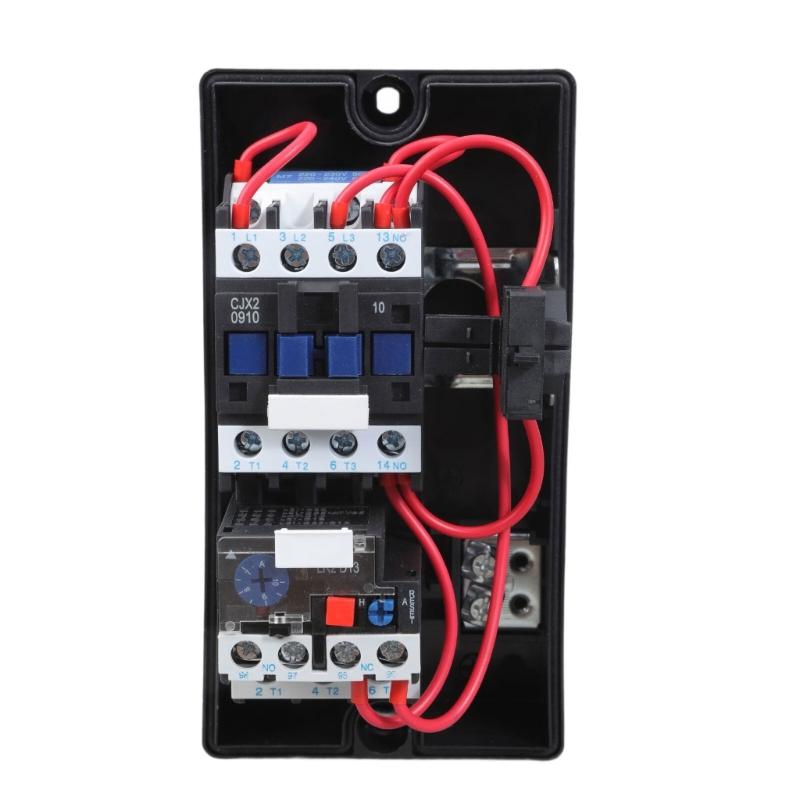 Single Phase Magnetic Electric Motor Starter 220V Waterproof Magnetic Motor Starter Switches Box Motor Protector