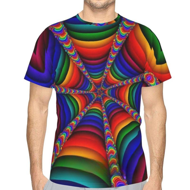 Couple Abstract Print T-Shirt Men's 3D T Shirt Funny Tee Short Sleeve Camiseta Round Neck T-Shirt Fashion Casual Brand 6XL
