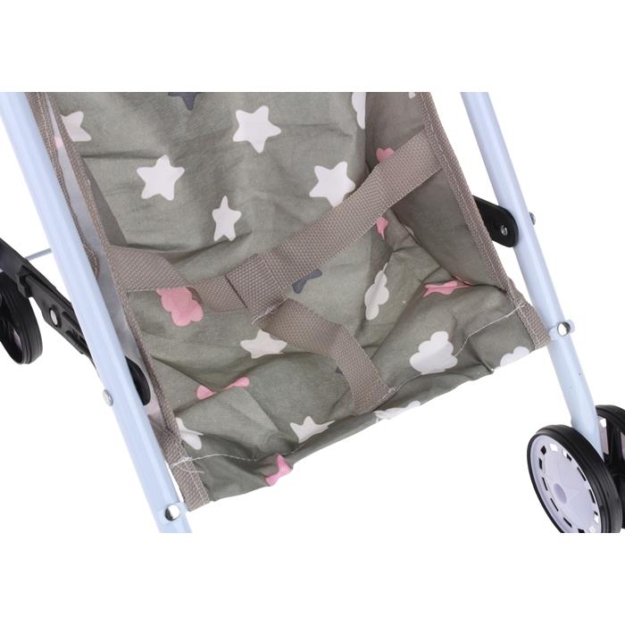Lightweight Foldable Metal Doll Stroller