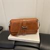 Luxury-luxe large-capacity retro texture fashionable single-shoulder crossbody small bag