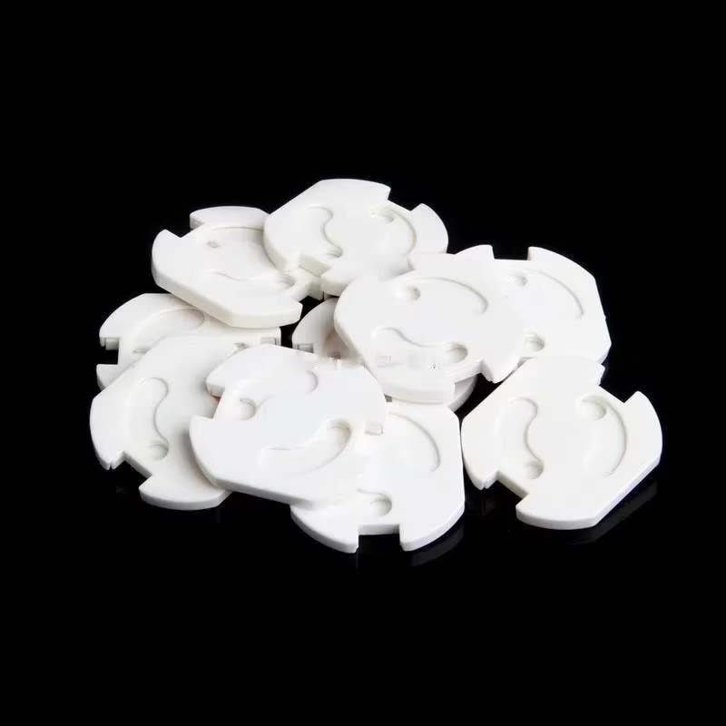 10Pcs EU Power Socket Electrical Outlet Baby Child Safety Guard Protection Anti Electric Shock Plugs Protector Rotate Cover