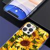 Beauty Yellow Sunflower Print Case Phone Cover for Apple iphone 16 15 14 13 12 Mini 11 Pro Max 16E X XS XR 7 Plus 8 + SE 2020 Tr