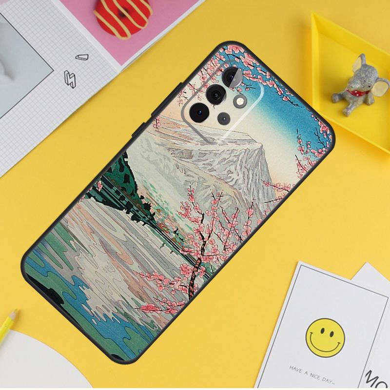 Ukiyo-e Japanese Style Art Case For Samsung Galaxy A16 A26 A36 A56 A06 A55 A35 A15 A53 A32 A52 A33 A13 A14 A34 A54 A17