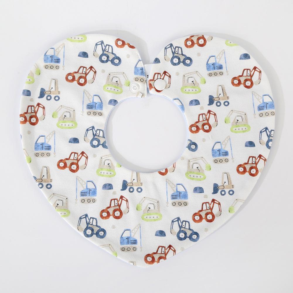Korean Style Cotton Baby Bib - Double-Sided & Versatile for 0-2 Years
