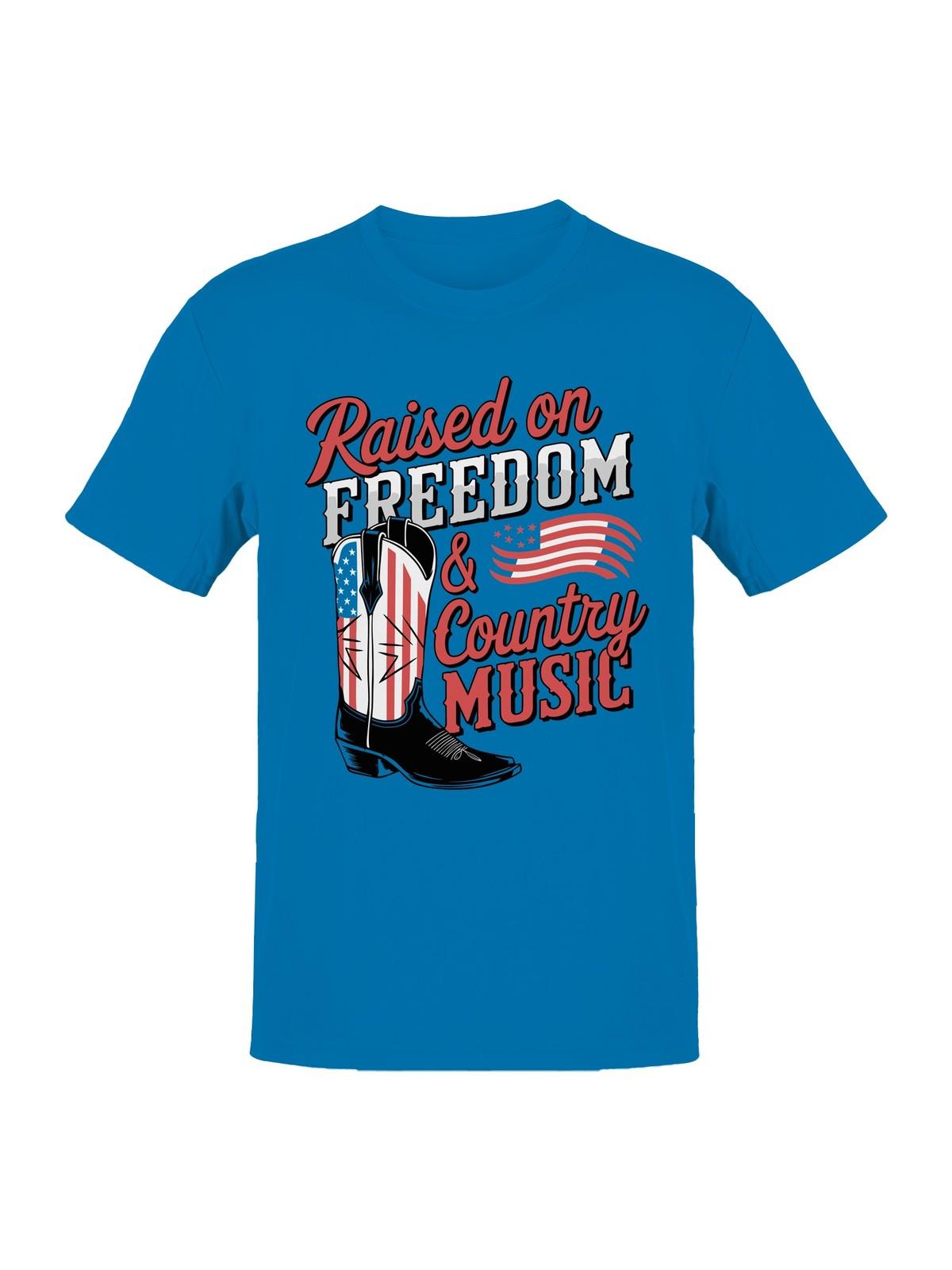 Freedom Country Music Mens T-shirt XXL