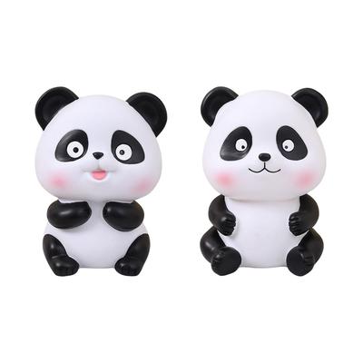 Money Bank Table Decoration Desktop Cute Change Box Panda Figurines Panda Saving Jar Saving Money Box for Children Birthday Gift