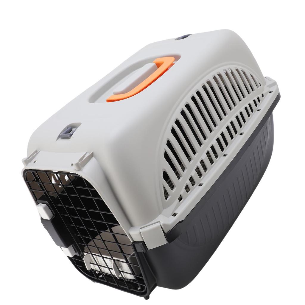 Trasportino per animali in plastica, facile da montare, spazioso, con ottima ventilazione, ideale per viaggi all'aperto.
