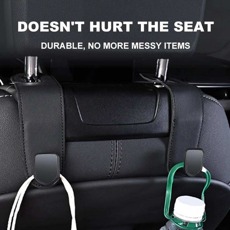 Car Seat Headrest Hook Universal Hidden Car Hook Metal Hanging Hooks Interior Seat Back Interior Accessories