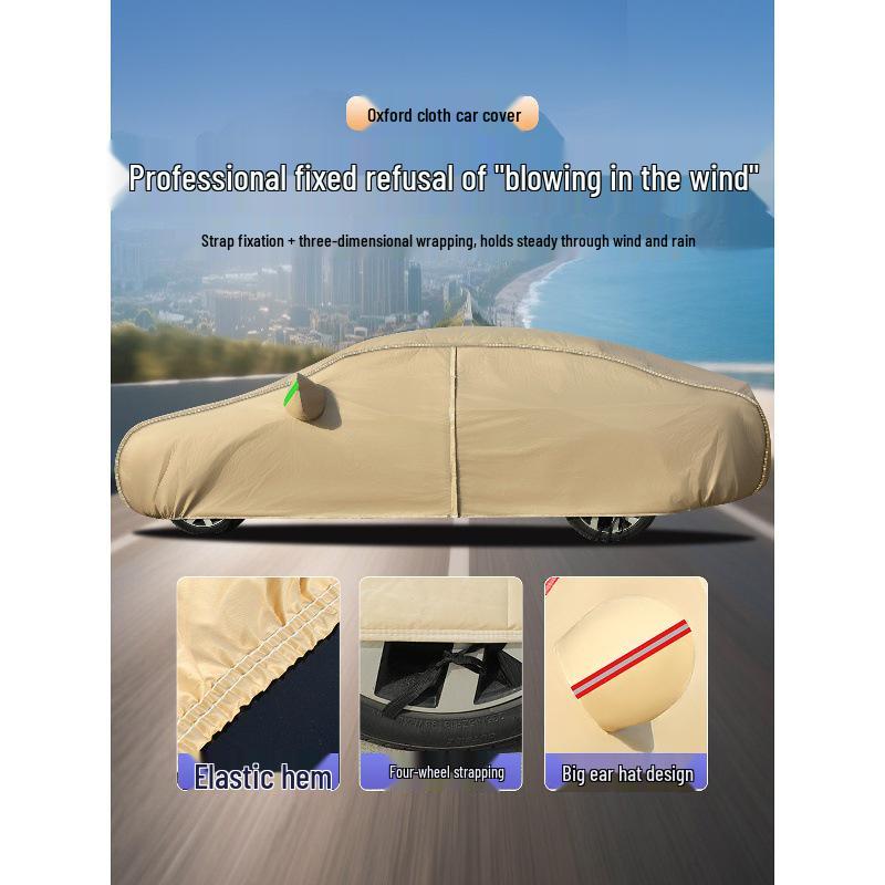 Chery Fengyun T9 A9L A8 Car Cover - All-Season Sun, Rain, and Heat Protection, Universal Fit, Thickened Design