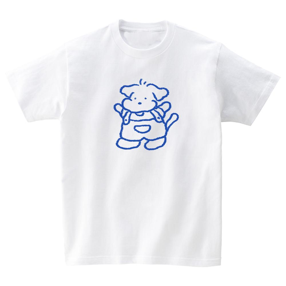 Awesome Us Dog In A Dungarees T-Shirts_4Color Ash Gray/L