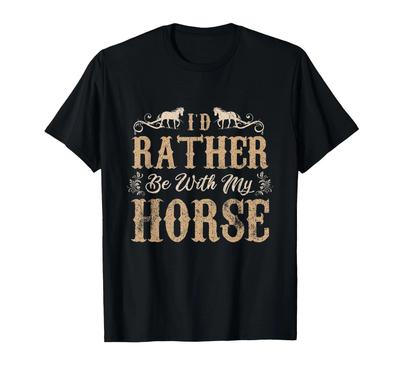 Ich würde lieber mein Pferdeliebhaber Masked Rider T-Shirt tragen_