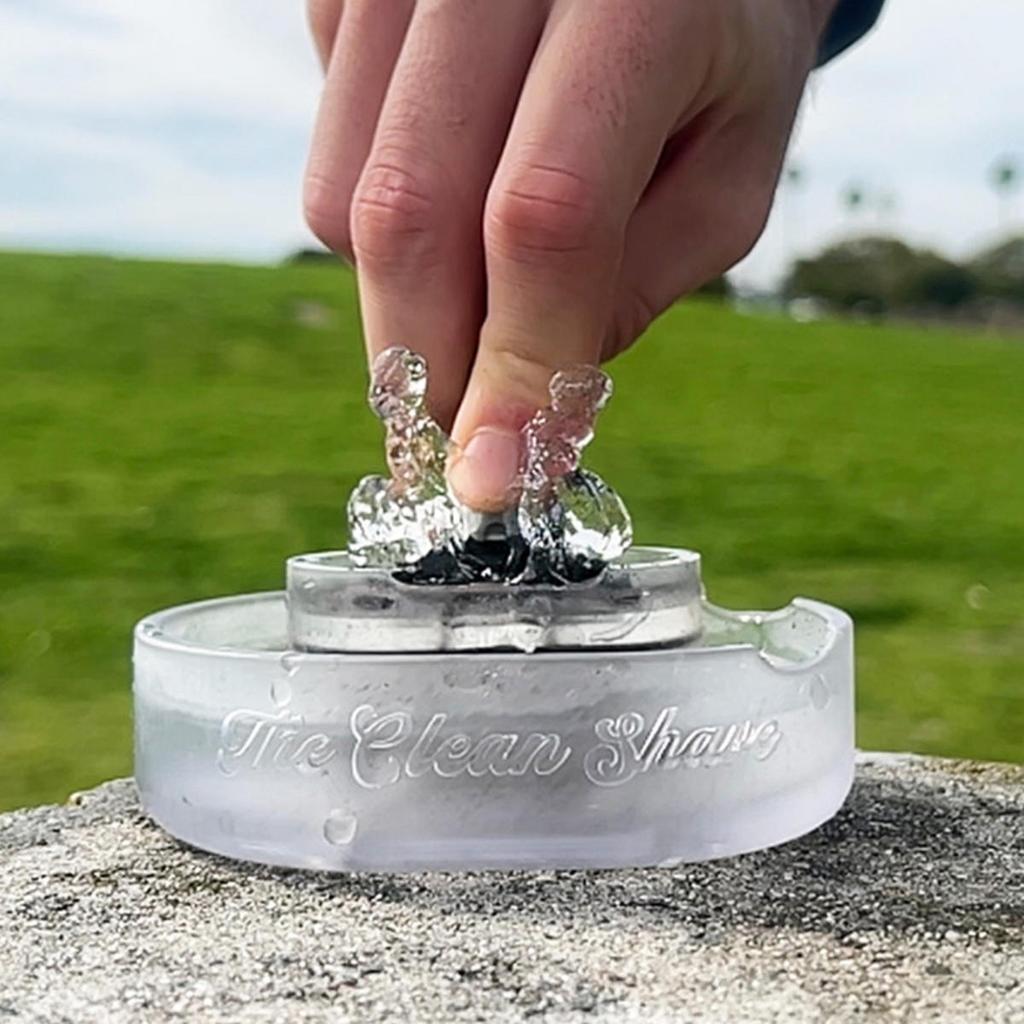 Razor Rinser Cleaner Cleans Blades No Electricity Required Shaver Rinse Stand for Most Head Razors for Men