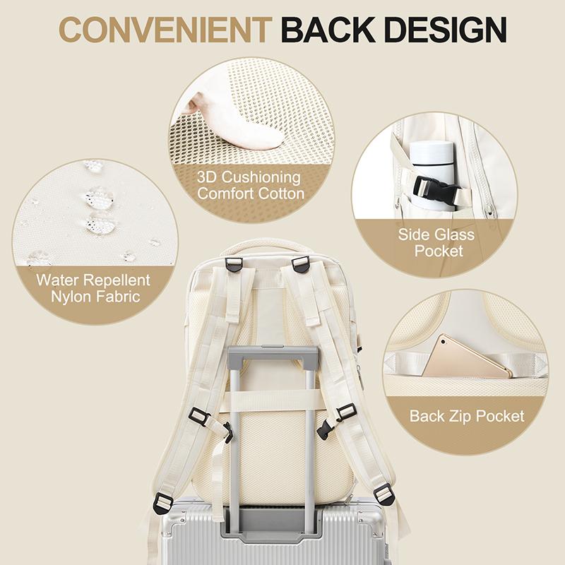 Large Travel Backpack for Women, Carry On Backpack, Airline Airplane Approved Weekender Backpack Men, 40L Hiking Laptop Backpack