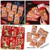 6pcs Blessing Words Lucky Money Bag Cartoon Hongbao Good Lucky Red Envelopes  Lucky Year