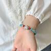 VENTFILLE 925 Sterling Silver New Chinese Style Turquoise Love Beading Bracelet For Women Jewelry Party Gift Dropshipping
