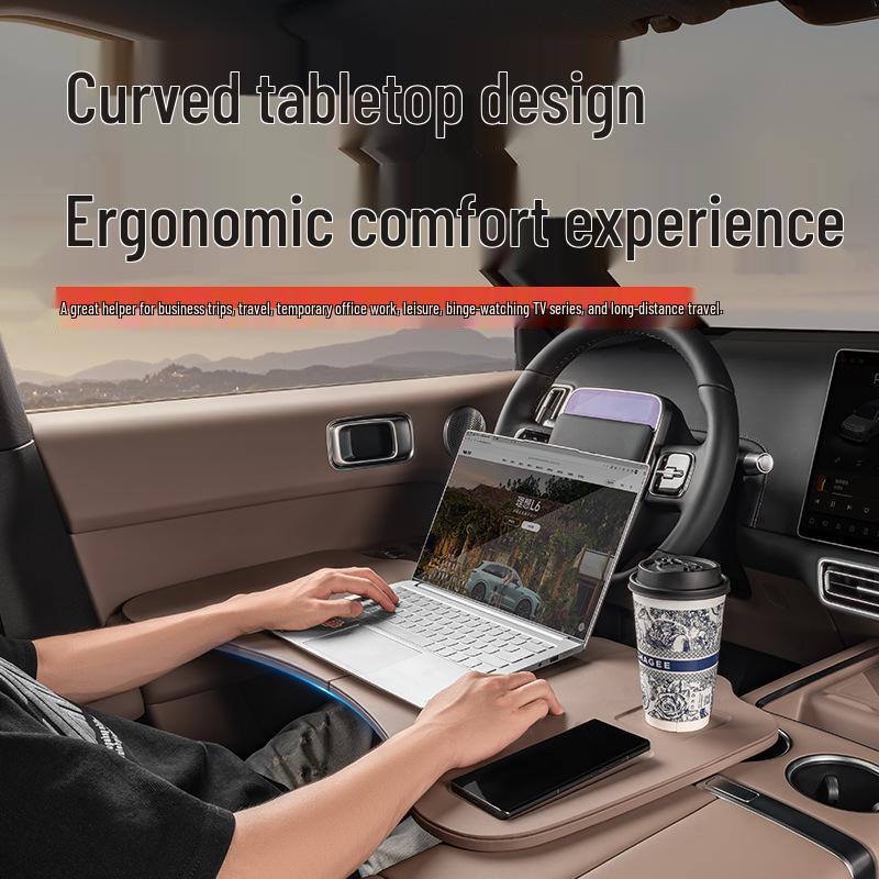 Compatible with Ideal i6/i8/L6/L7/L8/L9 Folding Table: Multi-functional Desk, Dining Table & Car Interior Accessories