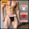 Męska seksowna bielizna stringi - styl europejski i amerykański w klubie nocnym z odsłoniętymi pośladkami