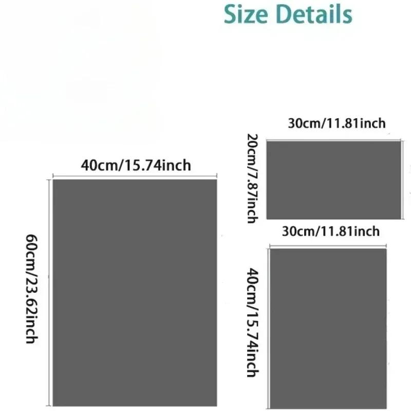 Coffee Graffiti Pattern Drainage Mat, Non-Slip Rubber Absorbent Placemat Perfect Accessory for Kitchen Countertops Home Decor