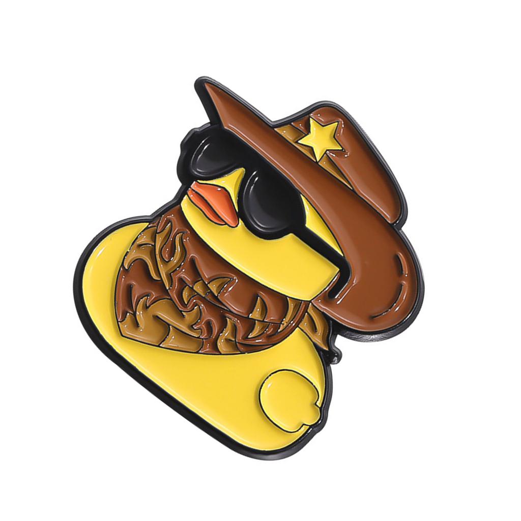 Adorable Duck Design Metal Brooch Fun Duckling Brooch Craetive Badge Pin Perfect For Adding A Touch Of Quirkiness