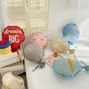 Playful Balloon Plush Pillow, Soft Polyester Throw Pillow for Kids Room and Living Area