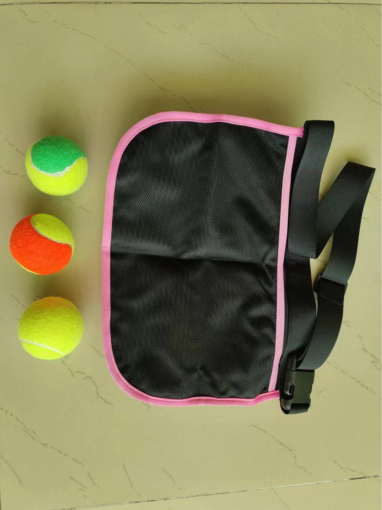 Portable Multi-Sport Ball Storage Waist Bag Holds 8 Tennis Balls