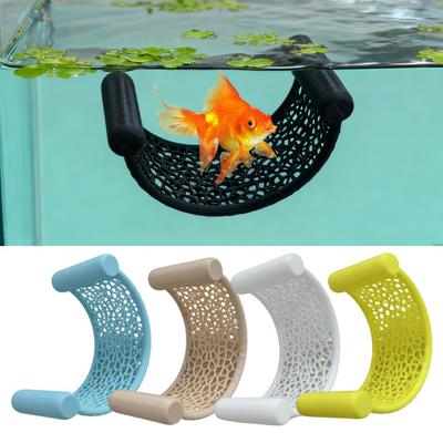 Betta Fisch Hängematte Schwimmende Dekoration Betta Fischbecken Ruheplatz Versteck Schwimmendes Betta Bett für Kleine Aquarien Und Nano Becken