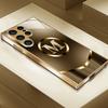 The Letter M Pattern Glass Phone Case Is Suitable for Samsung Galaxy S26 S25 S24 S23 S22 S20 FE/Ultra/Plus Dust Resistance