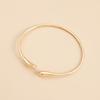 Bracciale Bracciale Upper Arm per Donna Minimalista Placcato Oro Metallo Regolabile Braccialetti Bracciale da Braccio Gioielli Regalo