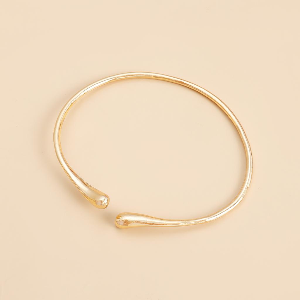 Bracciale Bracciale Upper Arm per Donna Minimalista Placcato Oro Metallo Regolabile Braccialetti Bracciale da Braccio Gioielli Regalo