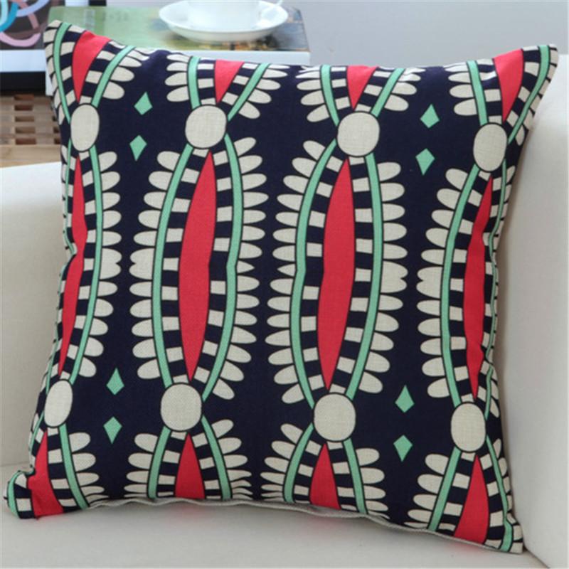45x45cm Classic Vintage Ethnic Style Printed Cushion Cover Home Office Shop Sofa Chair Decorative Throw Pillowcase