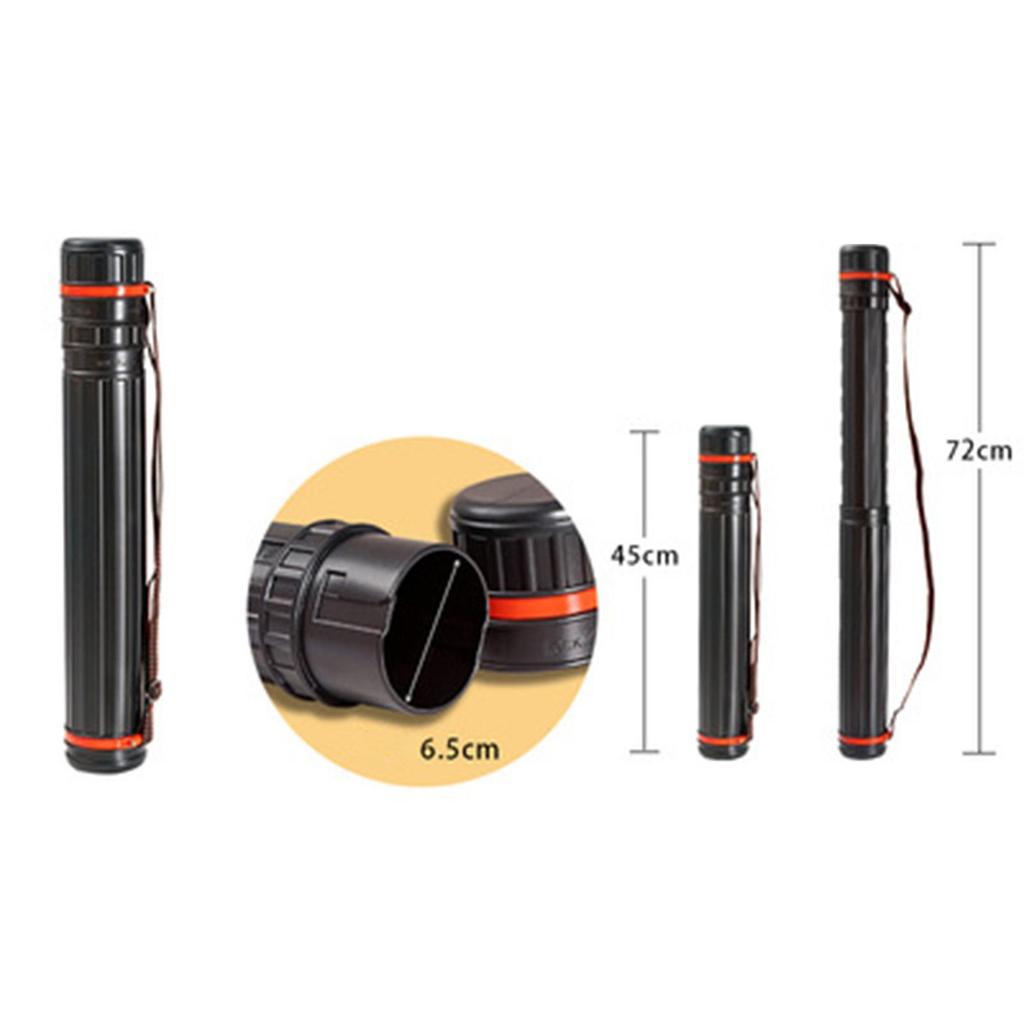 Expandable Poster Tube Drawing Scroll Holder Document Storage Case for Scrolls