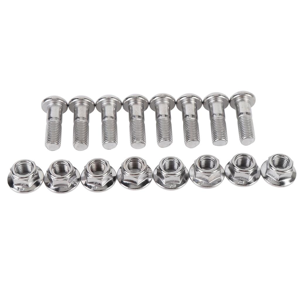 16PCS Rear Sprocket Bolts Nuts 90109 10013 00 M10x35mm High Strength Iron for 350 700 700R YFZ450