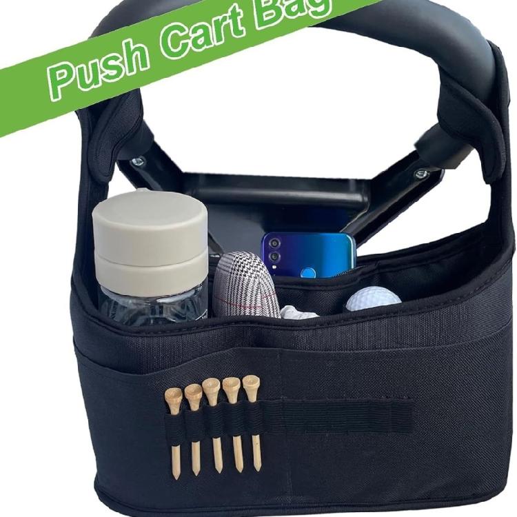 Heavy Duty Golf Cart Accessory Organizer Bag Waterproof Polyester Multi Compartment Accessories Storage Solution