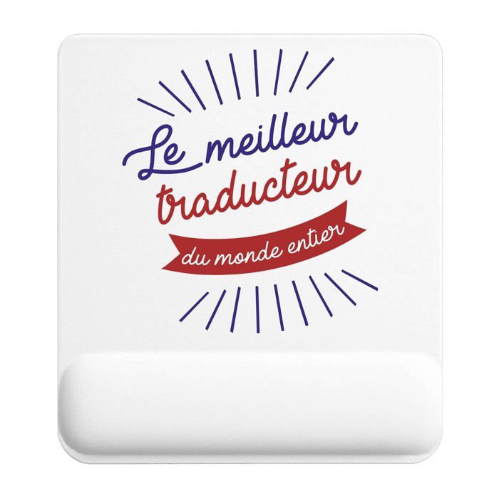 Tapis de souris - PLANETEE - Meilleur monde - Multicolore - 22 x 18 cm - Surface lisse antidérapante
