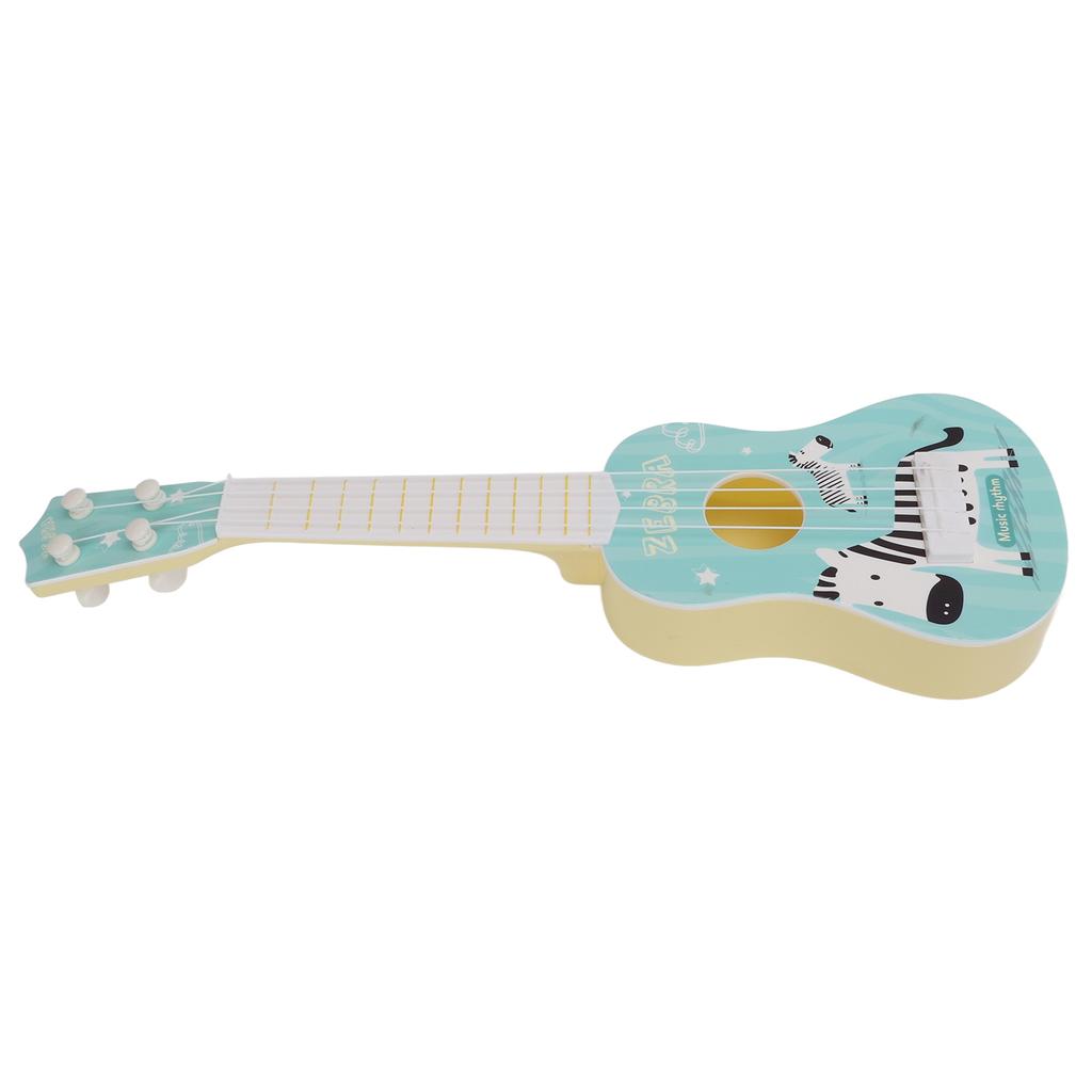 Ukulele Guitar Toys Plastic Ukuleles Musical Instrument Toy with 4 Strings for KidsBlue