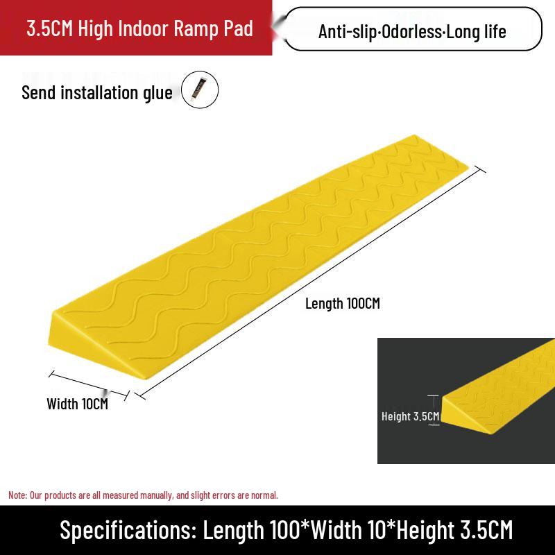 Threshold Uphill Ramp Mat for Indoor Sweeping Robots